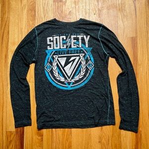 Long Sleeve Shirt Live Free Society